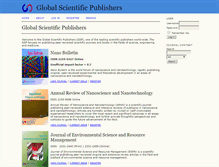 Tablet Screenshot of gosciences.com